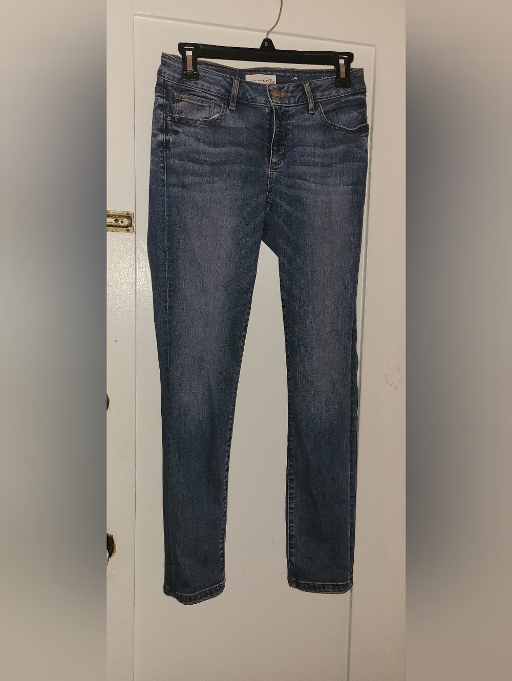LOFT Women's Mid Wash Skinny Jeans